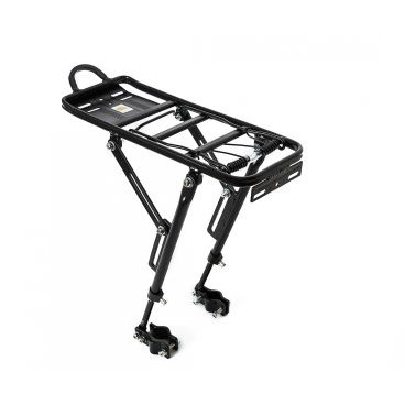 Багажник алюм.крепление на перо велосипеда 26-28" с прижимной лапкой H-AL 18