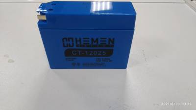 АКБ HEMEN ENERGY 12v 2,5a (CT12025) GT4B-5(MF)) 113х39х87