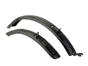 Крылья 8-16100538 пластик AXP-City 60 black 27.5-29"х60мм раздвижные с усами