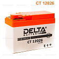 АКБ DELTA moto 12v 2.5a(CT12026)YTR4A-BS 114*49*86