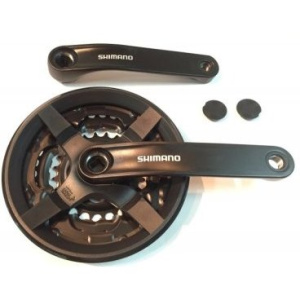 AFCTY301E888CL Система Shimano TY301 175мм квадрат, 48/38/28 с защитой